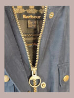 Chaqueta Barbour waterproof, azul marino Talla 40