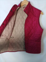 Chaleco acolchado fucsia Barbour talla 40