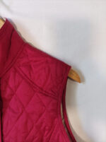 Chaleco acolchado fucsia Barbour talla 40