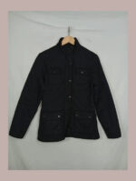 cazadora Barbour negra acolchada talla 38