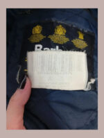 barbour azul marino con cuello verde liddesdale talla M