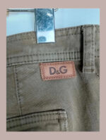 pantalón cargo d&g marrón talla 46