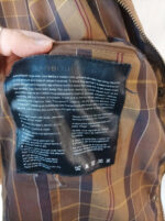 Barbour marrón cuello pana talla 48