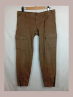 pantalón cargo d&g marrón talla 46