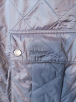 Barbour International azul oscuro acolchada con forro talla XL