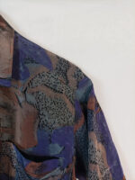 Camisa de seda estampada Cristian Dior Vintage talla M