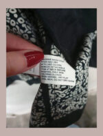 gabardina negra gap talla M
