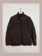 barbour marrón acolchada talla 40