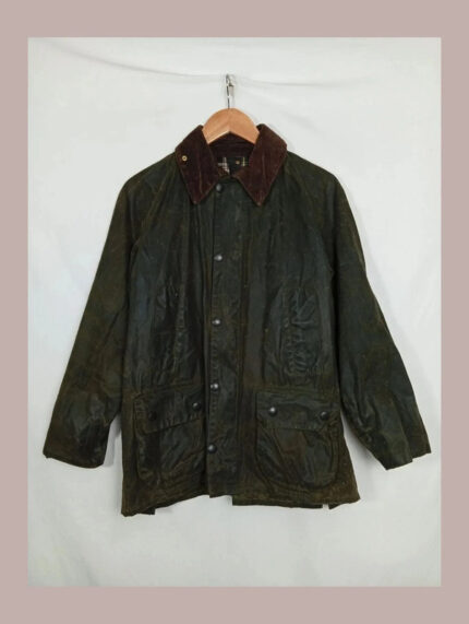 barbour de cera verde bedale c36/91cm talla 36