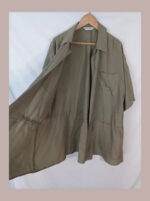 Camisa larga fina de seda Max Mara talla 40