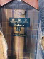 Barbour marrón cuello pana talla 48
