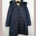 abrigo largo Barbour acolchado azul marino talla 42