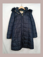 abrigo largo Barbour acolchado azul marino talla 42
