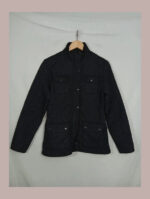 cazadora Barbour negra acolchada talla 38