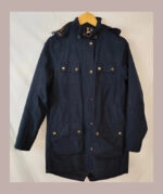 Chaqueta Barbour waterproof, azul marino Talla 40