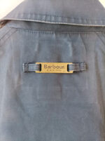 Barbour chaqueta classic tartan azul oscuro Modelo botón Byron talla XL
