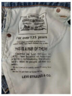 levis azul 506 w36 l34 talla 46 pantalones vaqueros distressed