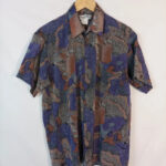 Camisa de seda estampada Cristian Dior Vintage talla M