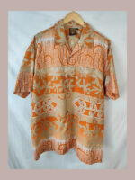 camisa naranja vintage hawaiana brunotti talla xl Talla XL