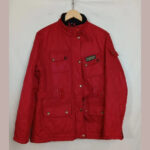 barbour international rojo talla L de hombre