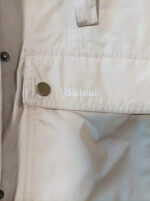 Barbour parca beige con capucha talla 38