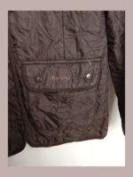 barbour marrón acolchada talla 40
