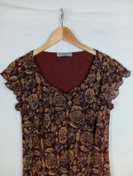 vestido Elena miro marrón flores talla m