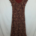 vestido Elena miro marrón flores talla m