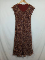 vestido Elena miro marrón flores talla m