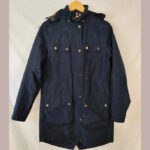 Chaqueta Barbour waterproof, azul marino Talla 40