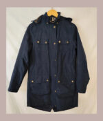Chaqueta Barbour waterproof, azul marino Talla 40