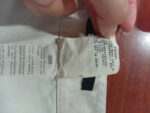 pantalón penny black blanco talla 40 capri vintage y2k 00s tobillero