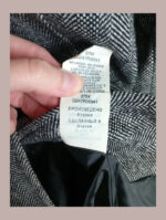 americana oltre espiga negra y blanca talla 38