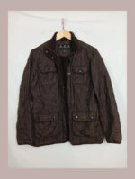 barbour marrón acolchada talla 40
