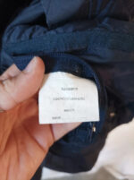 Barbour acolchada azul oscuro con cuello pana talla XL