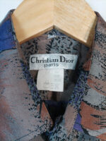 Camisa de seda estampada Cristian Dior Vintage talla M
