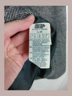 americana oltre espiga negra y blanca talla 38