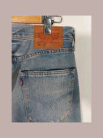 Levis 501 azul con desteñodos estéticos W31 L34 talla 42