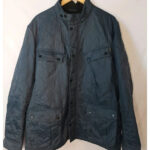 Barbour international azul con forro negro acolchada talla XXL Modelo ariel polarquilt