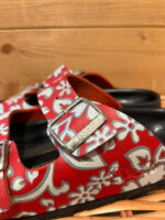 Birkis by birkenstock talla 36 flores sandalias rojas