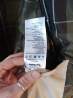 Barbour parca beige con capucha talla 38