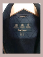 cazadora Barbour negra acolchada talla 38