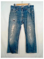 levis azul 506 w36 l34 talla 46 pantalones vaqueros distressed