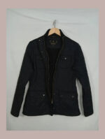 cazadora Barbour negra acolchada talla 38