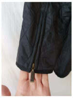 Barbour chaqueta International acolchada azul con cinturón talla 40