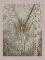 jersey dorado luisa spagnoli talla m/s lurex