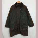 barbour de cera marrón solway zipper 91cm/36in talla s
