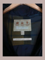 abrigo largo Barbour acolchado azul marino talla 42