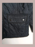 cazadora Barbour negra acolchada talla 38