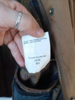 Barbour marrón cuello pana talla 48